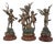 Antique Cherub Sculptures, Set of 3 For Sale
