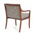 Mid-Century Modern Edward Wormley Dunbar Mahogany Armchair Mid Century Restored For Sale - Image 3 of 12