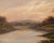English Antique English Landscape Oil Painting | Thomas Wood River Scene For Sale - Image 3 of 4