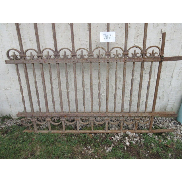 Antique Victorian Iron Gate For Sale In Philadelphia - Image 6 of 7