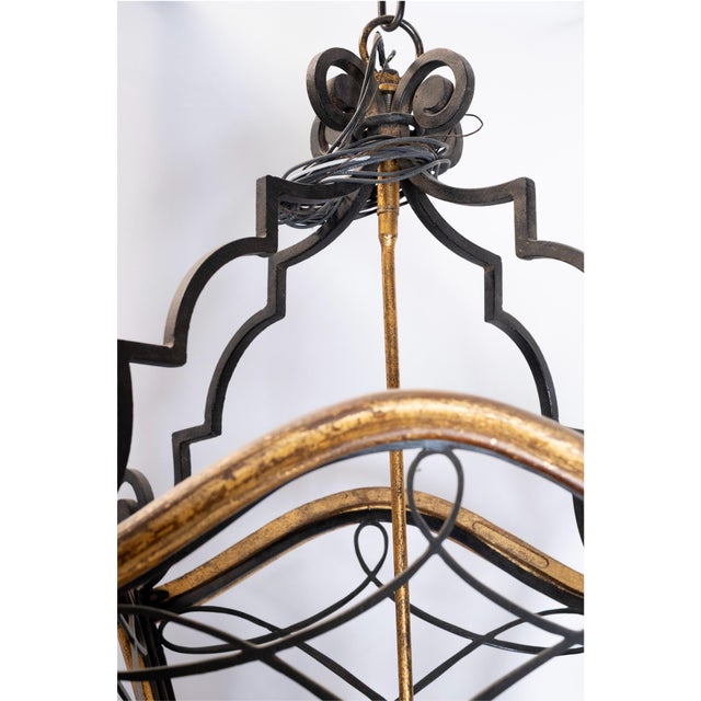 Late 20th Century Large Giltwood Lantern For Sale - Image 10 of 10