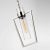 Presidio Petite Caged Pendant in Polished Nickel with Clear Glass Designer: Ian K. Fowler Fixture Height: 18" Min. Custom...