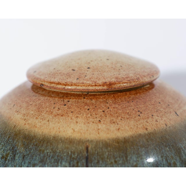 Richard Tuck Signed Studio Pottery Lidded Jar Chairish