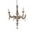 A stunning example of Italian craftsmanship, this 18th-century chandelier features six elegantly curved arms finished in...