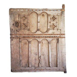 Old Moroccan Berber Wood Riad Door For Sale