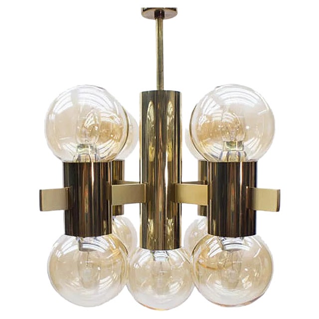 Large Sputnik Ceiling Lamp from Hans-Agne Jakobsson AB Markaryd, 1960s For Sale