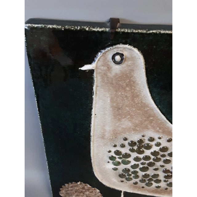 Vintage Sylvia Leuchovius Ceramic Wall Hanging Plaque For Sale - Image 4 of 8