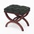 Black French Vintage Curule Stool For Sale - Image 8 of 9