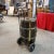 1950s Vintage Santiq Oak Barrel Cooler on Cart For Sale - Image 5 of 10