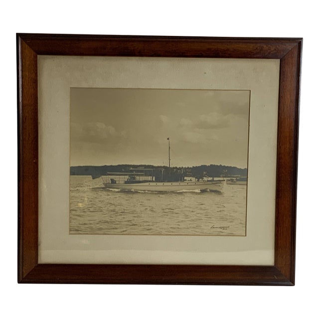 Photo of a Yacht by Edwin Levick NY For Sale