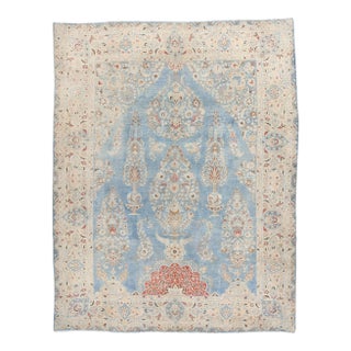 Signed Antique Persian Vase Mashhad Rug - 09'05 X 12'00 For Sale