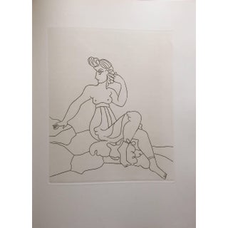 André Derain, Erotic Female Nude - Etching from Le Satyricon3 For Sale