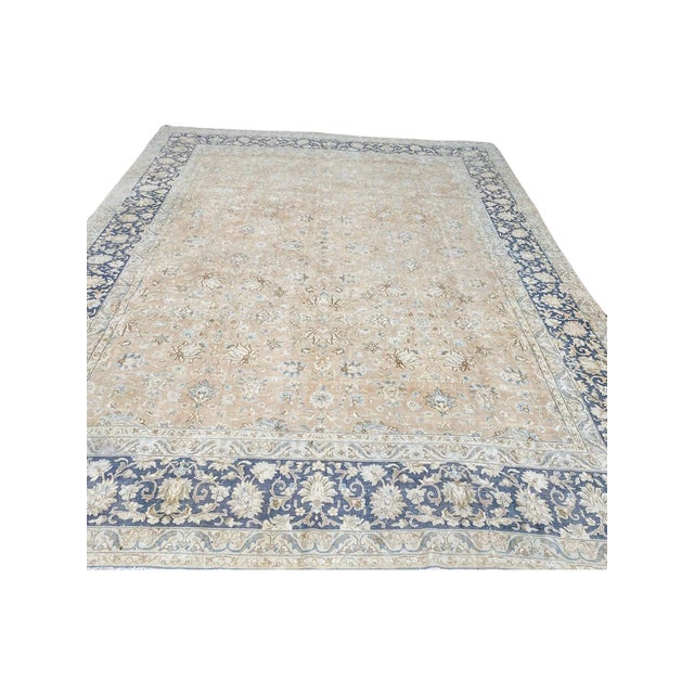 1960s 1960s Vintage Persian Kerman Area Rug 10x14 For Sale - Image 5 of 8