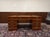 English Desk with Brown Leather For Sale - Image 3 of 18