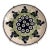 Late 20th Century Polish Pottery Rabbit Decorative Wall Plate For Sale