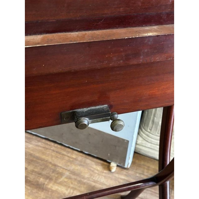 English Victorian Folding Campaign Desk with Fitted Interior For Sale - Image 15 of 18
