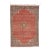 1970s Vintage Persian Handmade Wool Cotton Red Area Rug For Sale