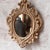 Vintage French Rococo Style Oval Mirror Wall Mirror For Sale - Image 4 of 11