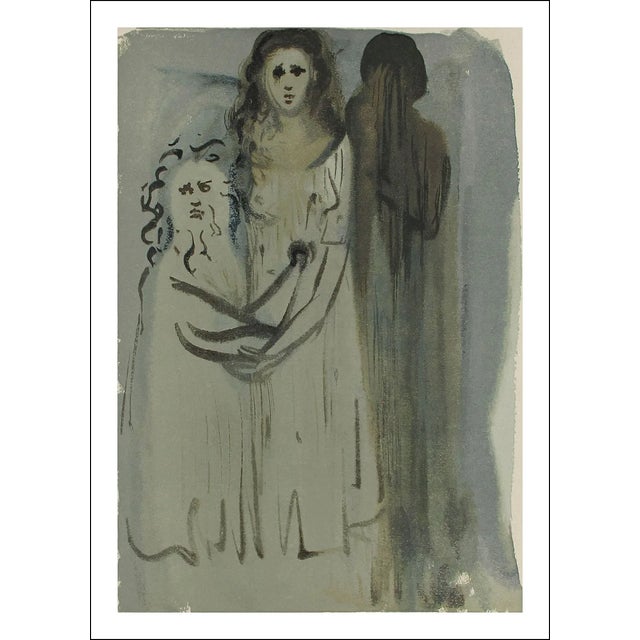 Artist: Salvador Dali Country: Spain Title: Purgatory 16 In fumes cloud of the angry Medium: Original Woodcut Marks: Not...