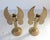 Vintage Brass Angel Wing Candle Holders - a Pair For Sale In Milwaukee - Image 6 of 9