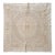 Suzani Textile Wall Art - Neutral Tan Uzbek Embroidery 4'3'' X 4'3'' For Sale
