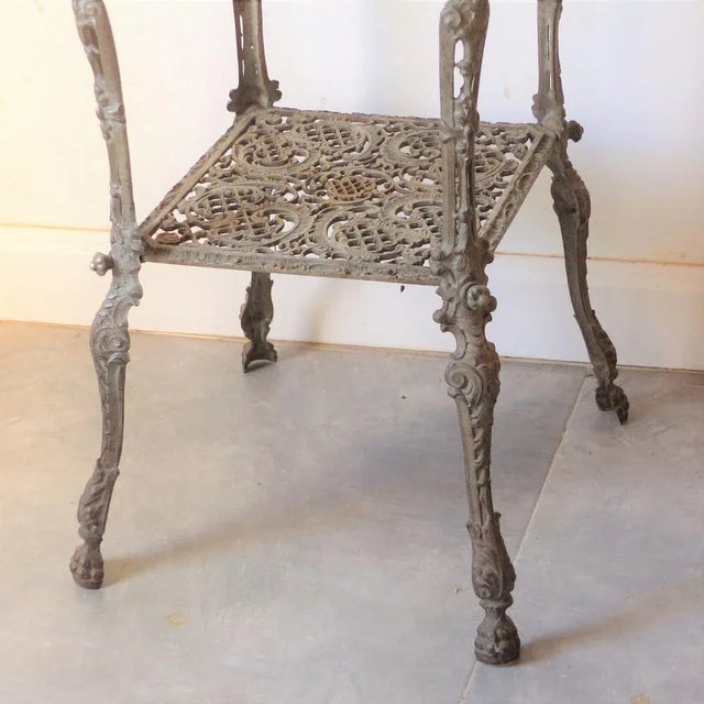 Metal Start-Time Flower Stand, 1800s For Sale - Image 9 of 11