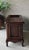 Mid 20th-Century French Provincial-Style Mahogany Chairside/Bedside Cabinet & Media Storage Table For Sale - Image 13 of 18