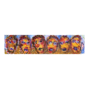 Leonardo Voci, Six Faces, Painting