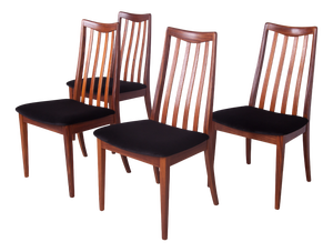 Mid-Century Teak Dining Chairs by Leslie Dandy for G-Plan, 1960s, Set of 4