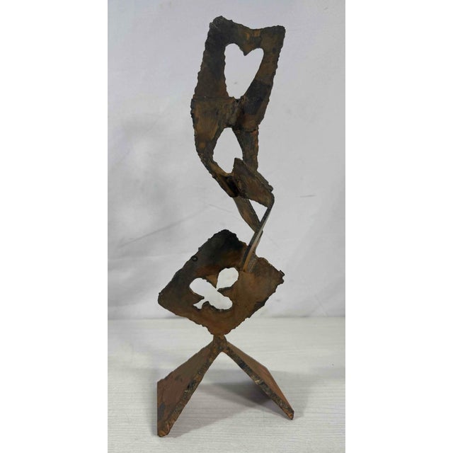 Introduce a magnificent stroke of mid-century architectural drama to your interior with this exceptional, authentic torch-...
