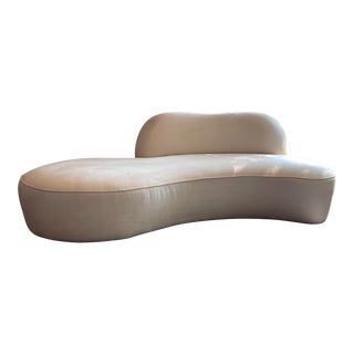 Vladimir Kagan “Zoe” Sofa for American Leather For Sale