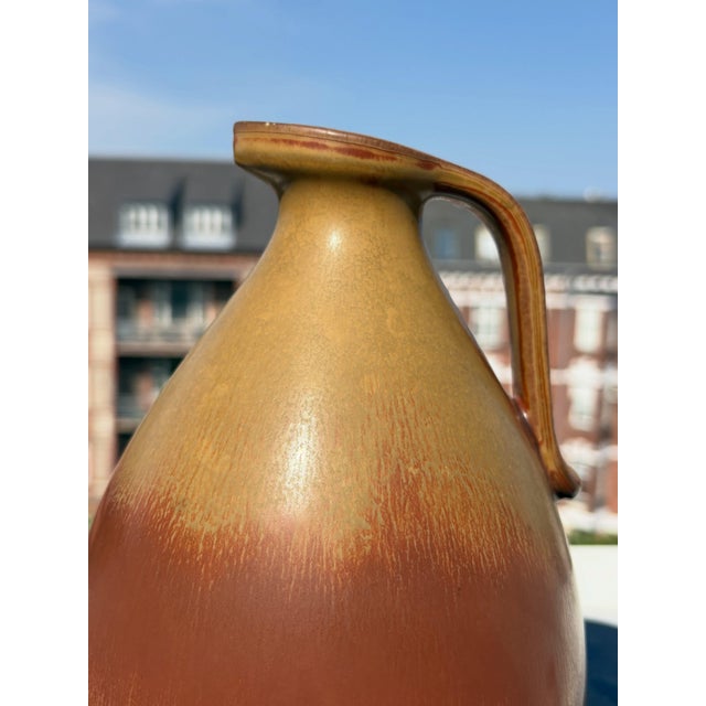 Glazed Stoneware Jug by Gunnar Nylund for Rörstrand, 1940s For Sale - Image 3 of 5
