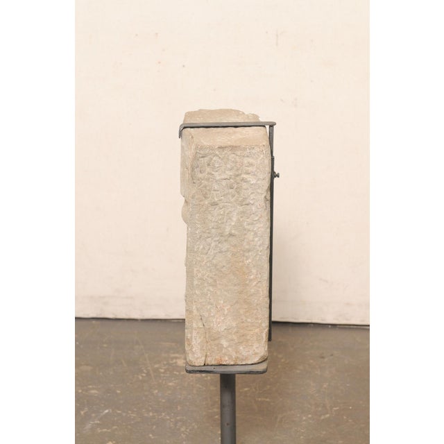 Spanish 19th Century Spanish Carved Stone Architectural Fragment For Sale - Image 3 of 13