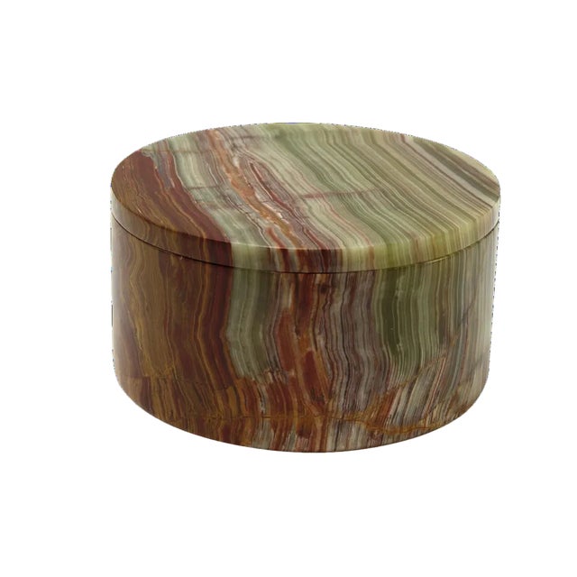 Green Onyx Keepsake Box For Sale