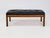 Brutalistic Danish Bench with Soft Leather Cushion, Denmark, 1970, in Very Good conditions. Designed 1970 to 1979 This...