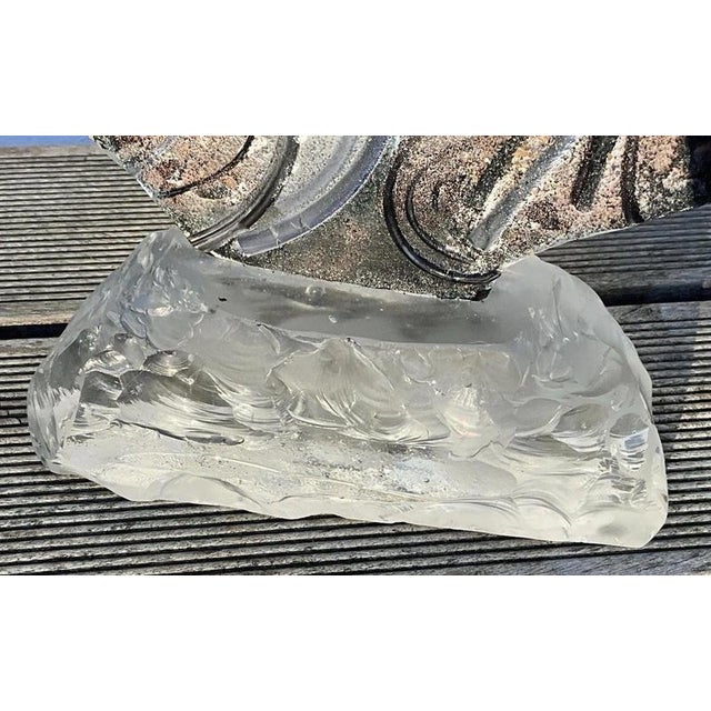 Sand-Cast Glass and Gold Leaf Sculpture by Allister Malcolm, 2013 For Sale - Image 13 of 16