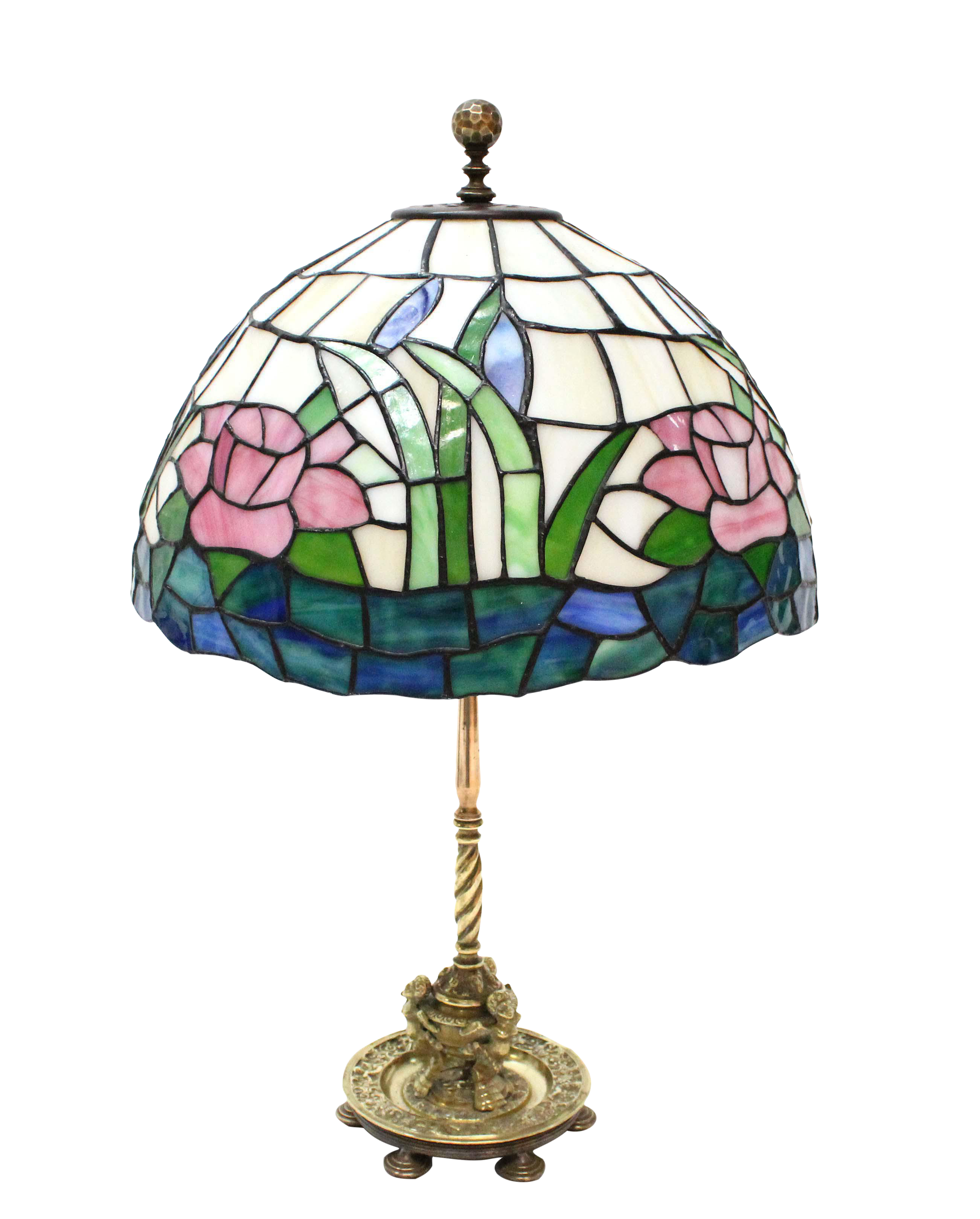 early american table lamps