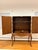 Wood 1980s Burl Walnut Chinoiserie Style Media / Bar Cabinet For Sale - Image 7 of 18
