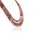 Early 21st Century Late 20th Century Style Natural Strawberry Quartz Multi-Strand Statement Necklace, 18" For Sale - Image 5 of 14