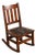 Stickley Brothers Antique Mission Oak Arts & Crafts Sewing Rocking Chair, Circa 1900 For Sale