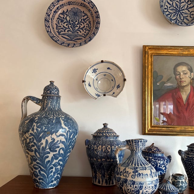 Antique Spanish Ceramic Lebrillo For Sale - Image 4 of 6