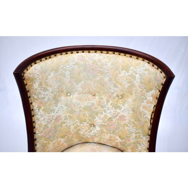 French Empire Style Occasional Chairs, Pair For Sale - Image 10 of 12