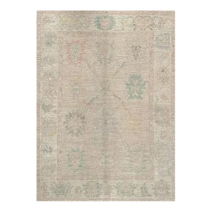 Handwoven Turkish Oushak Area Rug 5’0″ X 7’0″