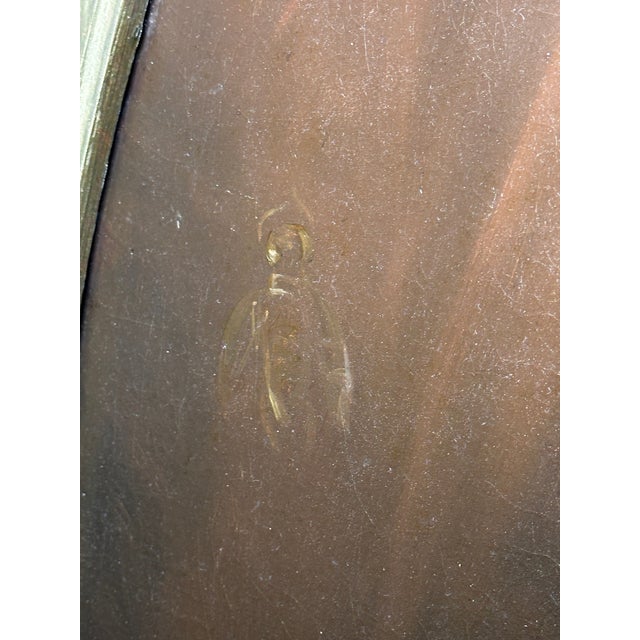 Large 19th Century Oil Painting Military Dress Portrait of Napoleon Bonaparte Wearing the Grand Cross of the Légion D’honneur For Sale - Image 18 of 18