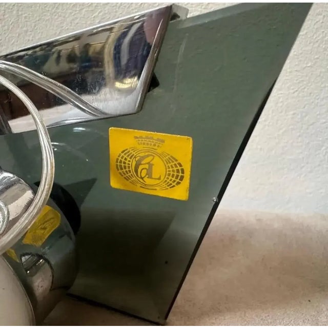 Set of Two 1960s Fontana Arte Style Mid-Century Modern Italian Wall Sconces For Sale - Image 4 of 11