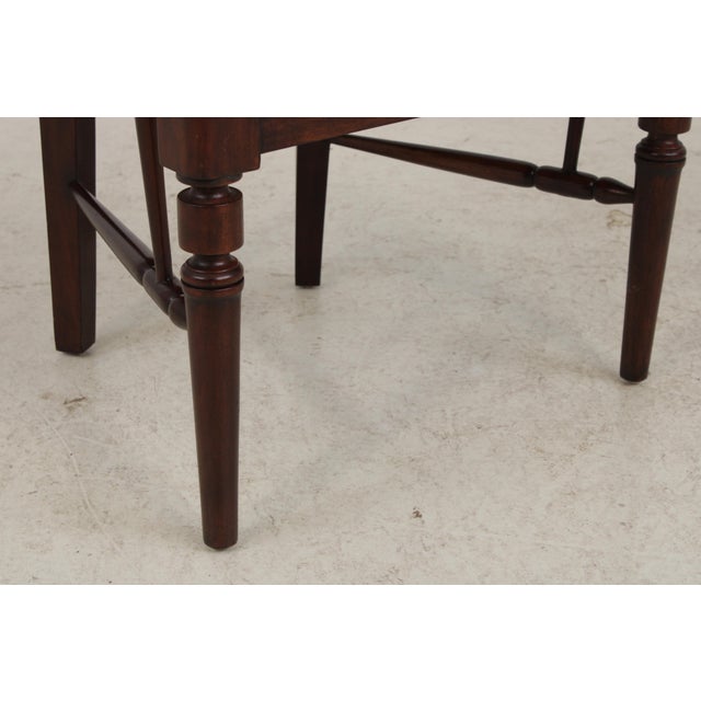 Pair of Rush Seat Barrel Back Chairs For Sale - Image 15 of 16