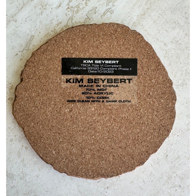 White Birch Coasters, Set of 4 and 1 Placemat by Kim Seybert For Sale - Image 8 of 8