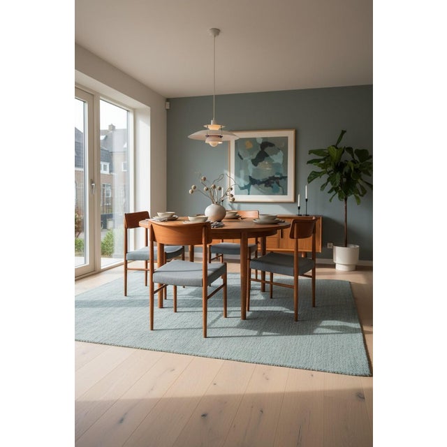 Brown Danish Dining Chairs in Teak with Upholstered Seat, 1960s, Set of 4 For Sale - Image 8 of 15