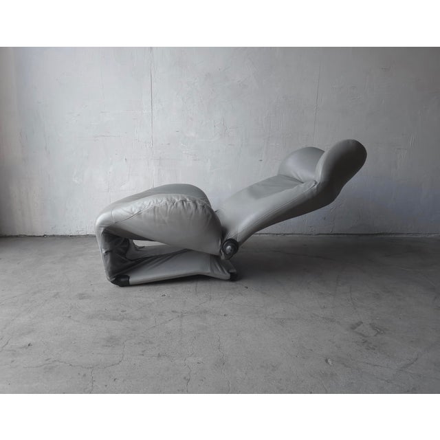 Animal Skin 1980's "Wink" Lounge Chair by Toshiyuki Kita for Cassina For Sale - Image 7 of 16