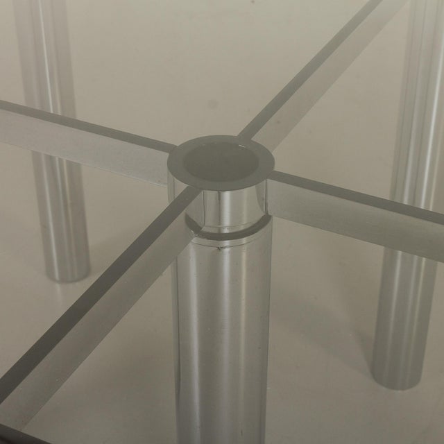 Silver Andre Dining Table by Tobia Scarpa for Knoll, Italy, 1970s For Sale - Image 8 of 13